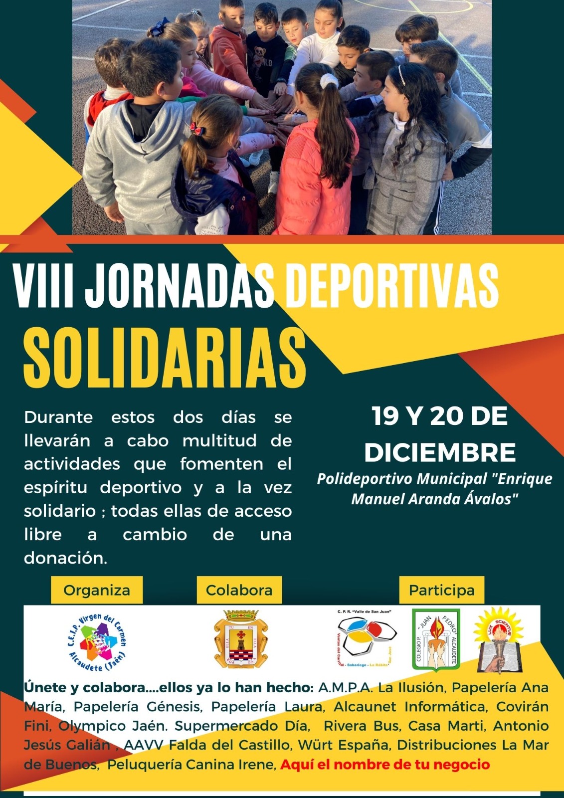 VIII Jornadas Deportivas Solidarias